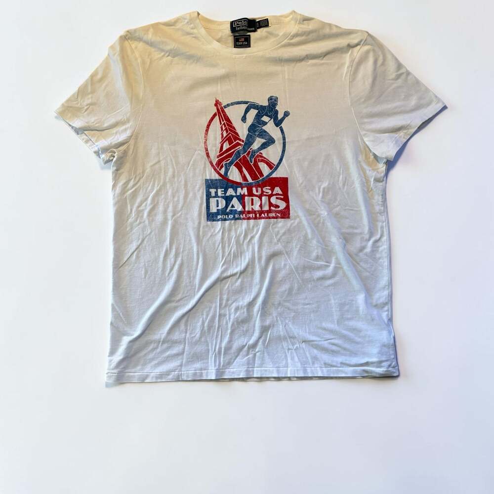 Polo Ralph Lauren Team USA Paris Olympic Running Graphic T-Shirt
